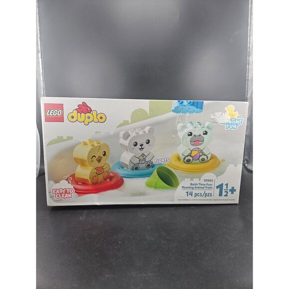 Lego Duplo Bath Time Fun: Floating Animal Train 10965 14-Piece Set Ages 1.5+ - Picture 1 of 7